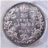 Image 3 : 1919 SILVER 25 CENT CANADA  PCGS MS-62 GOLD SEAL