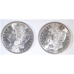 1880-S & 1881-S MORGAN DOLLARS  CH BU