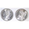 Image 1 : 1880-S & 1881-S MORGAN DOLLARS  CH BU