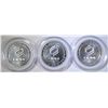 Image 1 : 3 OPM ONE TROY OUNCE SILVER ROUNDS