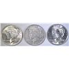 Image 1 : 1922 & 2 1923 BU PEACE DOLLARS