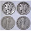 Image 2 : 1 ROLL 90% SILVER MERCURY DIMES MIXED DATES