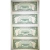 Image 2 : 4 1953-A $5 STAR NOTE SILVER CERTIFICATES