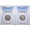 Image 1 : 2 PCGS MS-66 WASHINGTON QUARTERS