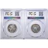 Image 2 : 2 PCGS MS-66 WASHINGTON QUARTERS