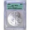 Image 1 : 2003 AMERICAN SILVER EAGLE  ICG MS-70