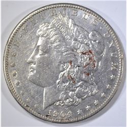 1904-S MORGAN DOLLAR  AU