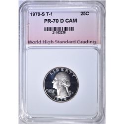 1979-S T-1 WASH. QUARTER, WHSG PERFECT GEM BU DCAM
