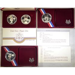 PROOF COMMEM SILVER DOLLARS: