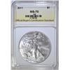 Image 1 : 2011 AMERICAN SILVER EAGLE OBCS PERFECT GEM BU