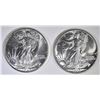 Image 1 : 1942 & 43 WALKING LIBERTY HALF DOLLARS  GEM BU