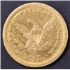 Image 2 : 1862 $2.5 GOLD LIBERTY  CH AU