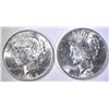Image 1 : 1923-P,D PEACE DOLLARS CH BU