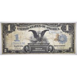 1899 $1.00 SILVER CERTIFICATE DATE RIGHT