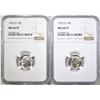 Image 1 : 1952-D & 53-D ROOSEVELT DIMES, NGC MS-66 FT