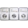 Image 1 : 3-1964 WASHINGTON QUARTERS, NGC MS-65