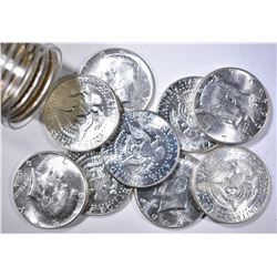BU ROLL OF 90%  KENNEDY HALF DOLLARS