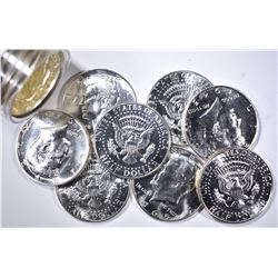 BU ROLL OF 1966 SMS KENNEDY HALF DOLLARS
