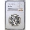 Image 1 : 1965 SMS KENNEDY HALF NGC MS-67*