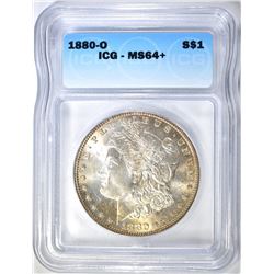 1880-O MORGAN DOLLAR ICG MS-64+