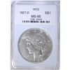 Image 1 : 1927-D PEACE DOLLAR, NCG GEM BU