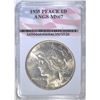 Image 1 : 1935 PEACE DOLLAR, ANGS SUPERB GEM BU