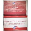 Image 1 : 2009 & 2010 U.S. SILVER PROOF SETS ORIG PACKAGING