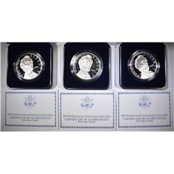 3-2009 ABE LINCOLN PROOF COMMEM SILVER DOLLARS