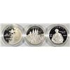 Image 2 : 3-MODERN PROOF COMMEM SILVER DOLLARS