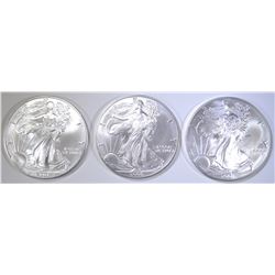 3-2001 BU AMERICAN SILVER EAGLES