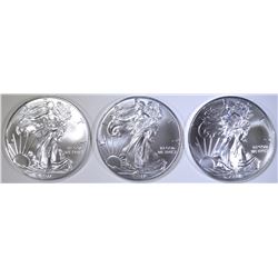 3-2011 GEM BU AMERICAN SILVER EAGLES