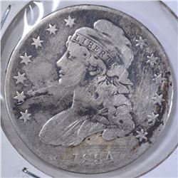 1834 BUST HALF DOLLAR, FINE