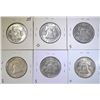 Image 2 : FRANKLIN HALF DOLLAR LOT: