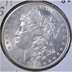 1891-S MORGAN DOLLAR BU