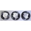 Image 1 : 3-MORGAN REPLICA 1oz .999 SILVER ROUNDS