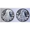 Image 1 : 2-2nd AMENDMENT 1-oz .999 SILVER ROUNDS