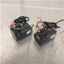 (2) Mitsubishi HG-KR43K-S000997 AC Servo Motor