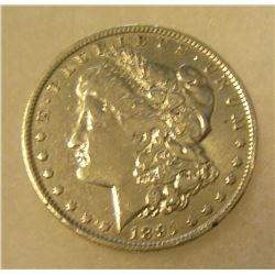 1891-O Morgan silver dollar in fine condition