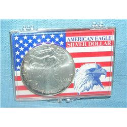 Walking Liberty silver eagle commemorative US coin