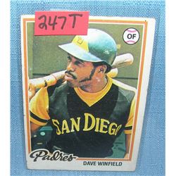 Dave Winfield Baseball card