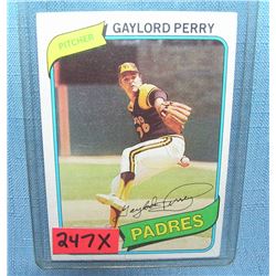 Gaylord Perry Baseball card