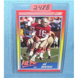 Joe Montana Vintage football card