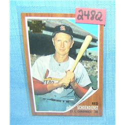 Red Schoendienst Topps archive baseball card