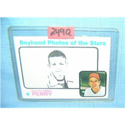 Vintage Gaylord Perry all star baseball card