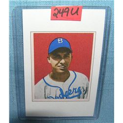 Gil Hodges Bowman reprint all star baseball card
