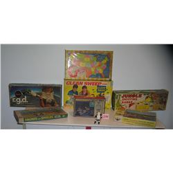 Collection of vintage toys, games and more