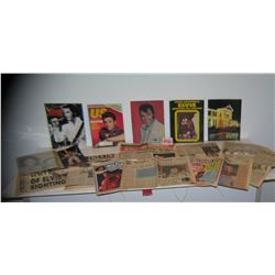 vintage Elvis Presley magazines and ephemera