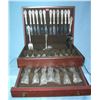 Image 1 : Wallace Rose pattern sterling silver flatware set