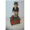 Image 1 : Vintage hand painted Uncle Sam mechanical bank