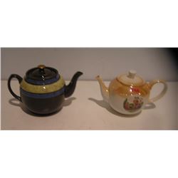 Pair of early tea pots by S. C. Richard